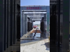 La machine à laver à haute pression avec brosses 2 groupes de pulvérisation 6 brosses