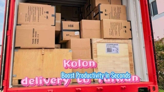 La machine de lavage de voiture sans contact Kolon est expédiée à notre client à long terme de Taiwan !