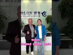 Kolon est heureux d'accueillir un client professionnel de Pologne visitant notre usine !
