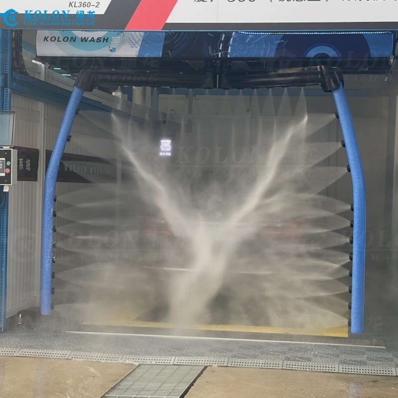 Machine à laver automatique sans pinceau sans contact KL360-2 15kw pompe à eau 12kw sèche-air