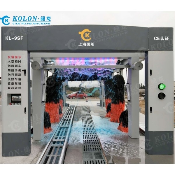Version mise à jour Tunnel continu type long machine à laver automatique complète pour station-service Nettoyer plus de véhicules