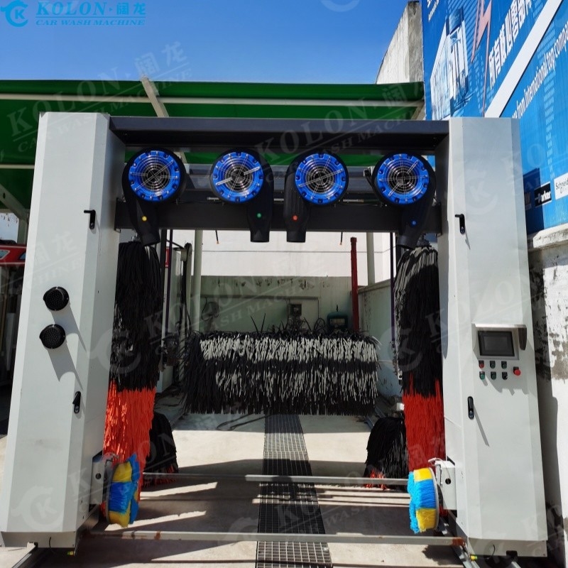 Machine automatique de lavage de voiture à 7 brosses à rouleaux