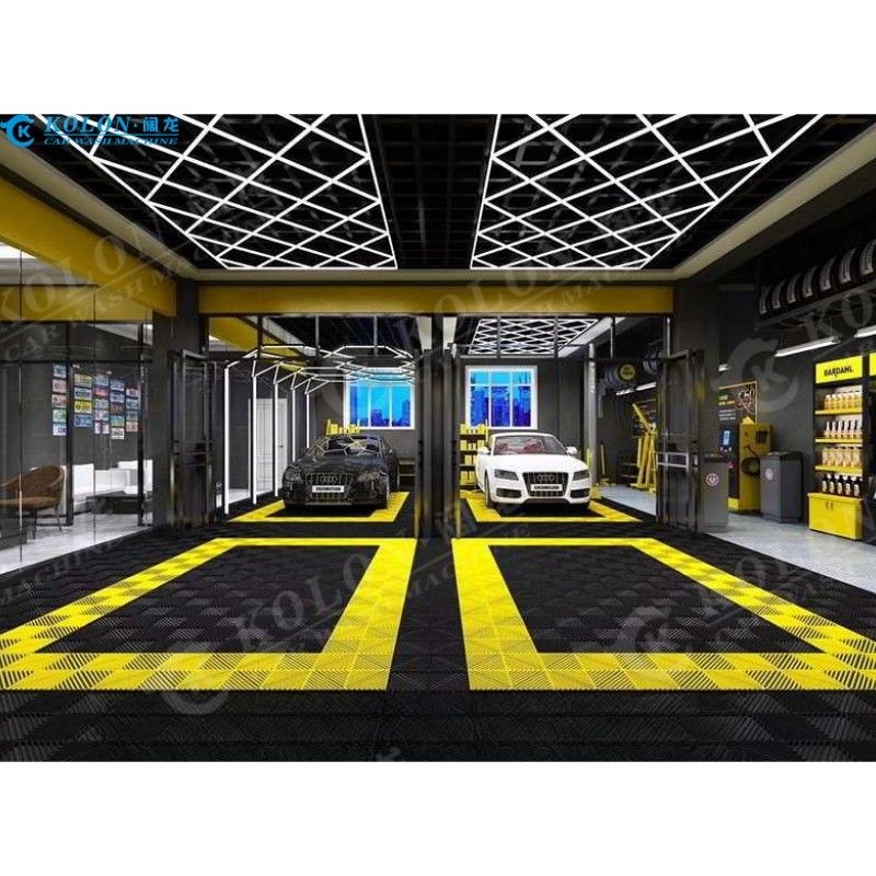 Carreaux de sol de garage en plastique en PP à verrouillage entre eux 2,0 cm 3,0 cm 4,0 cm 5,0 cm 6,0 cm