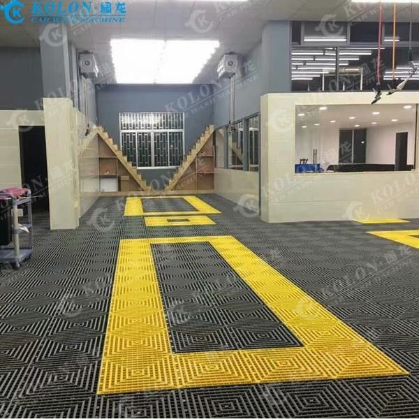 Carreaux de sol de garage en plastique en PP à verrouillage entre eux 2,0 cm 3,0 cm 4,0 cm 5,0 cm 6,0 cm