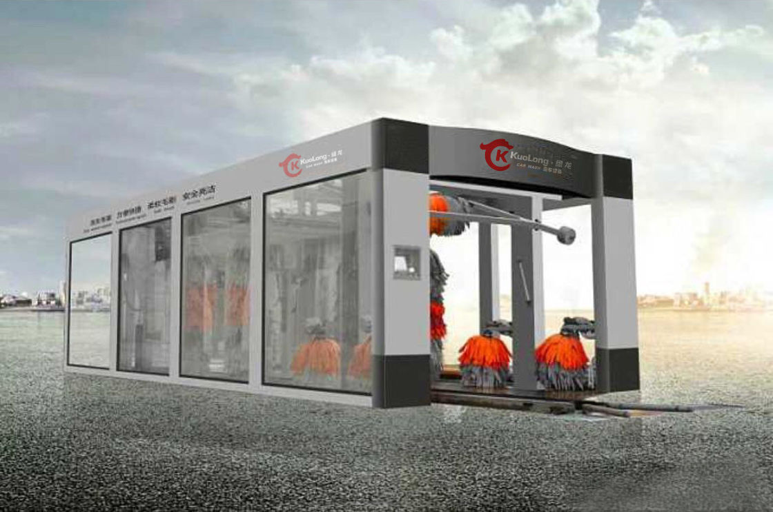 15 pinceaux machine à laver les voitures tunnel avec 15 pinceaux cadre en acier galvanisé à chaud et pinceaux à toucher doux pour longue durée longueur 40000mm