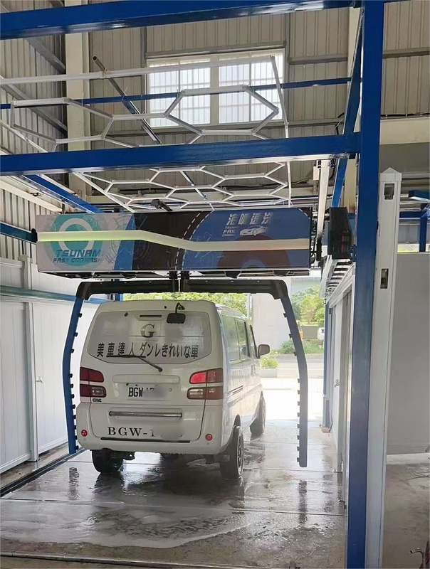 Machine à laver les voitures sans contact à jet d'eau haute pression pour le nettoyage professionnel à double bras