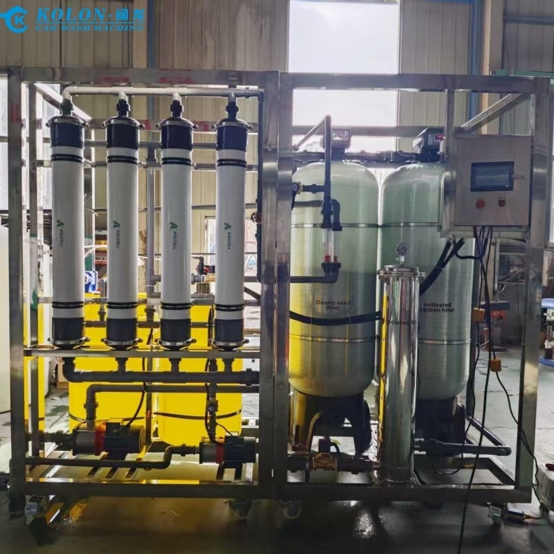 Kolon 4 m 3 / H,6 étapes système d'eau de traitement Système de traitement des eaux usées en acier inoxydable