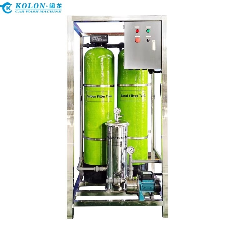Système de traitement des eaux usées d'argent de Kolon Cadre en acier inoxydable Système de filtration en cinq étapes