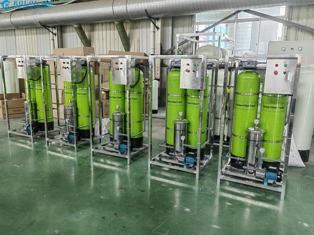 Système de traitement des eaux usées d'argent de Kolon Cadre en acier inoxydable Système de filtration en cinq étapes