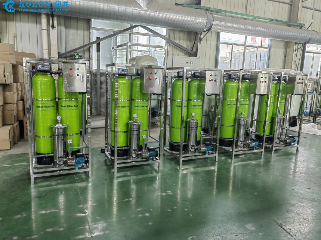 Système de traitement des eaux usées d'argent de Kolon Cadre en acier inoxydable Système de filtration en cinq étapes