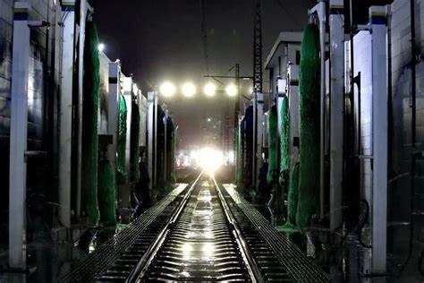 La machine à laver les trains efficace de Kolon machine à nettoyer automatiquement les véhicules lourds
